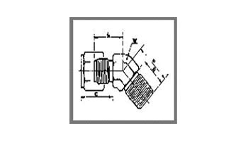 Fittings 45 Degree Male Elbow Fittings 45 Degree Male Elbow