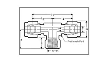 Fittings Female Branch Tee Fittings Female Branch Tee